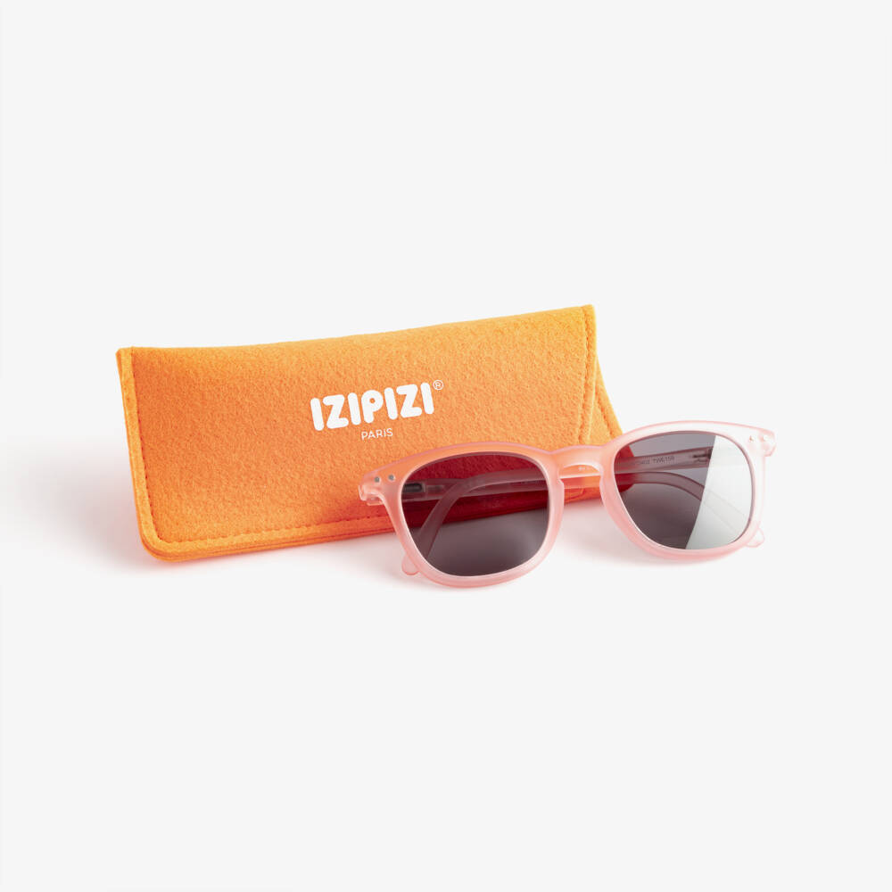 IZIPIZI-Girls Pale Pink UV Protective Sunglasses (5-7 years) | Childrensalon