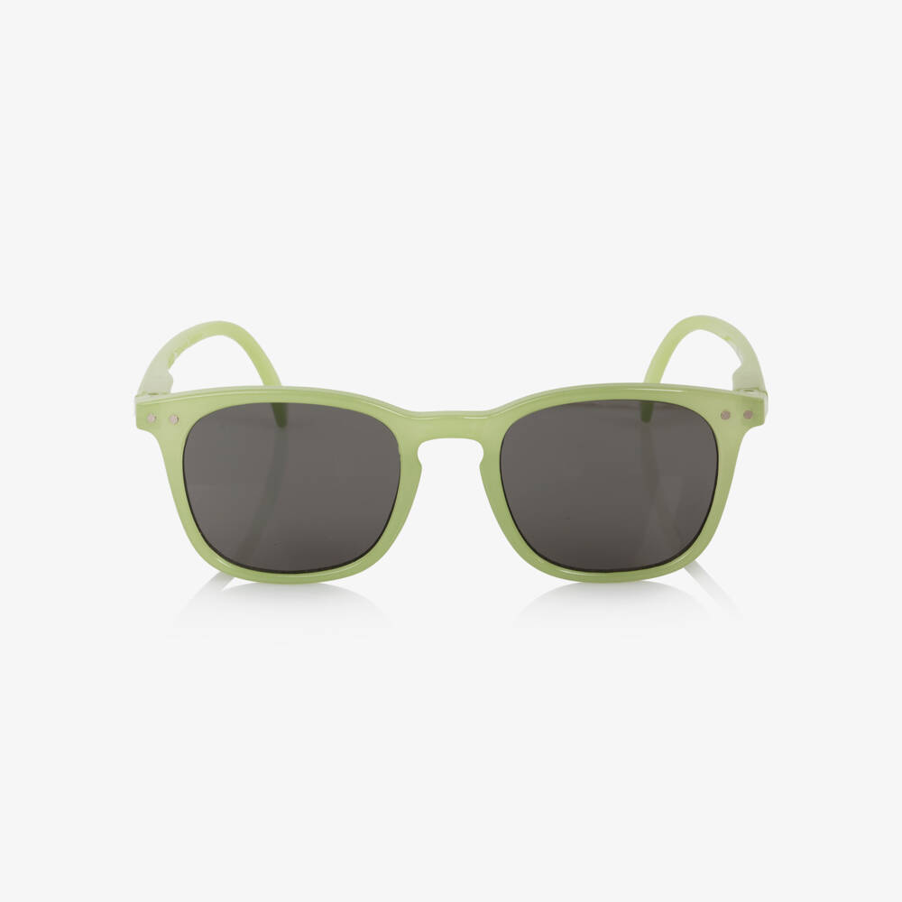 IZIPIZI-Junior Green UV Protective Sunglasses | Childrensalon