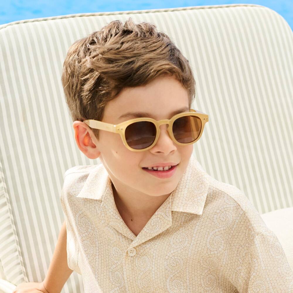 IZIPIZI-Light Brown UV Protective Sunglasses (5-7 years) | Childrensalon