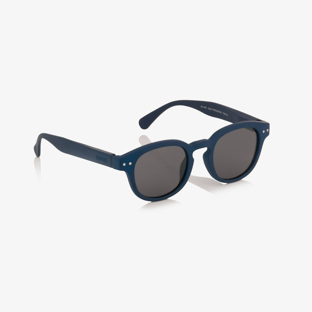 IZIPIZI-Navy Blue UV Protective Sunglasses (3-5 years) | Childrensalon