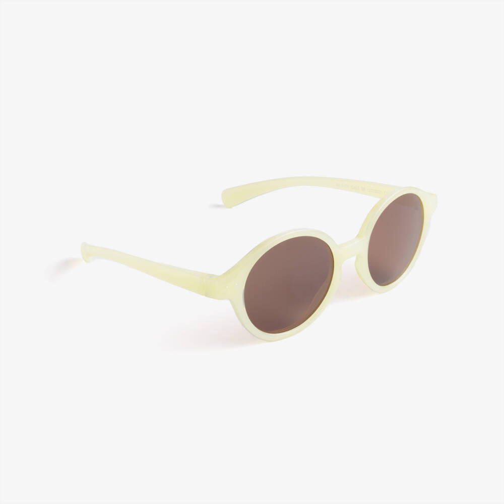 IZIPIZI-Pale Yellow UV Protective Sunglasses (0-3 years) | Childrensalon