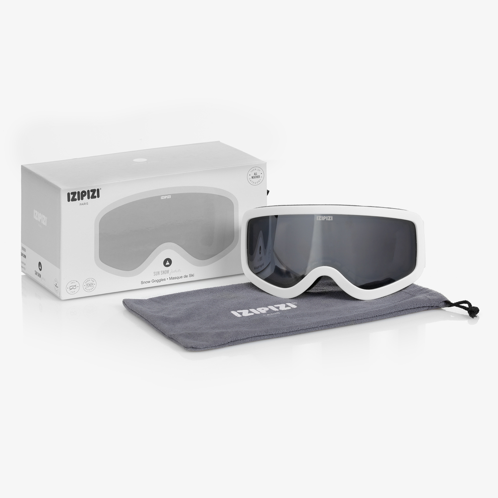 IZIPIZI-White Ski Goggles | Childrensalon