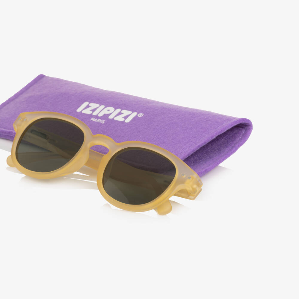 IZIPIZI-Yellow UV Protective Polarised Sunglasses (3-5 years) | Childrensalon