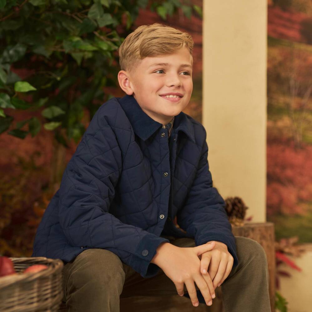J&Josh-Boys Caramel Brown Corduroy Trousers | Childrensalon