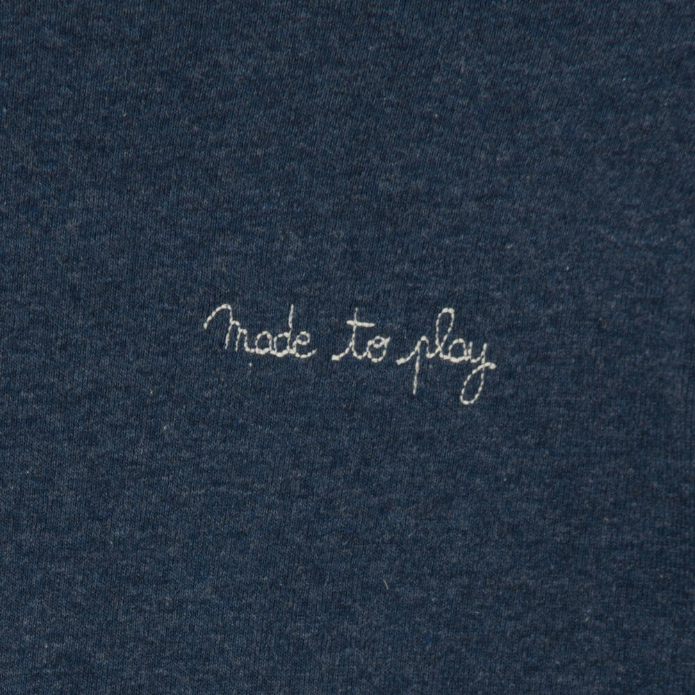 J&Josh-Boys Navy Blue Cotton Long-Sleeved Top | Childrensalon
