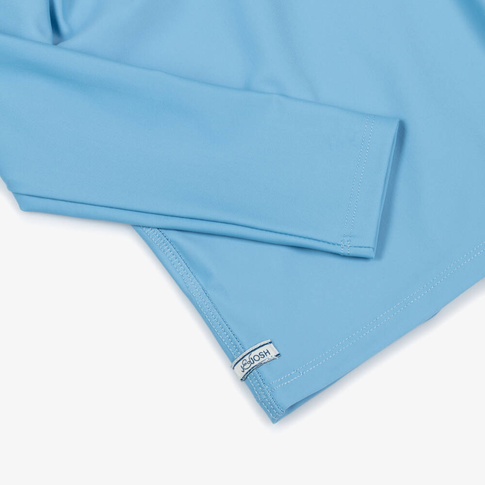 J&Josh-توب سباحة واقي من الشمس لون أزرق سماوي للأولاد (UPF50+) | Childrensalon