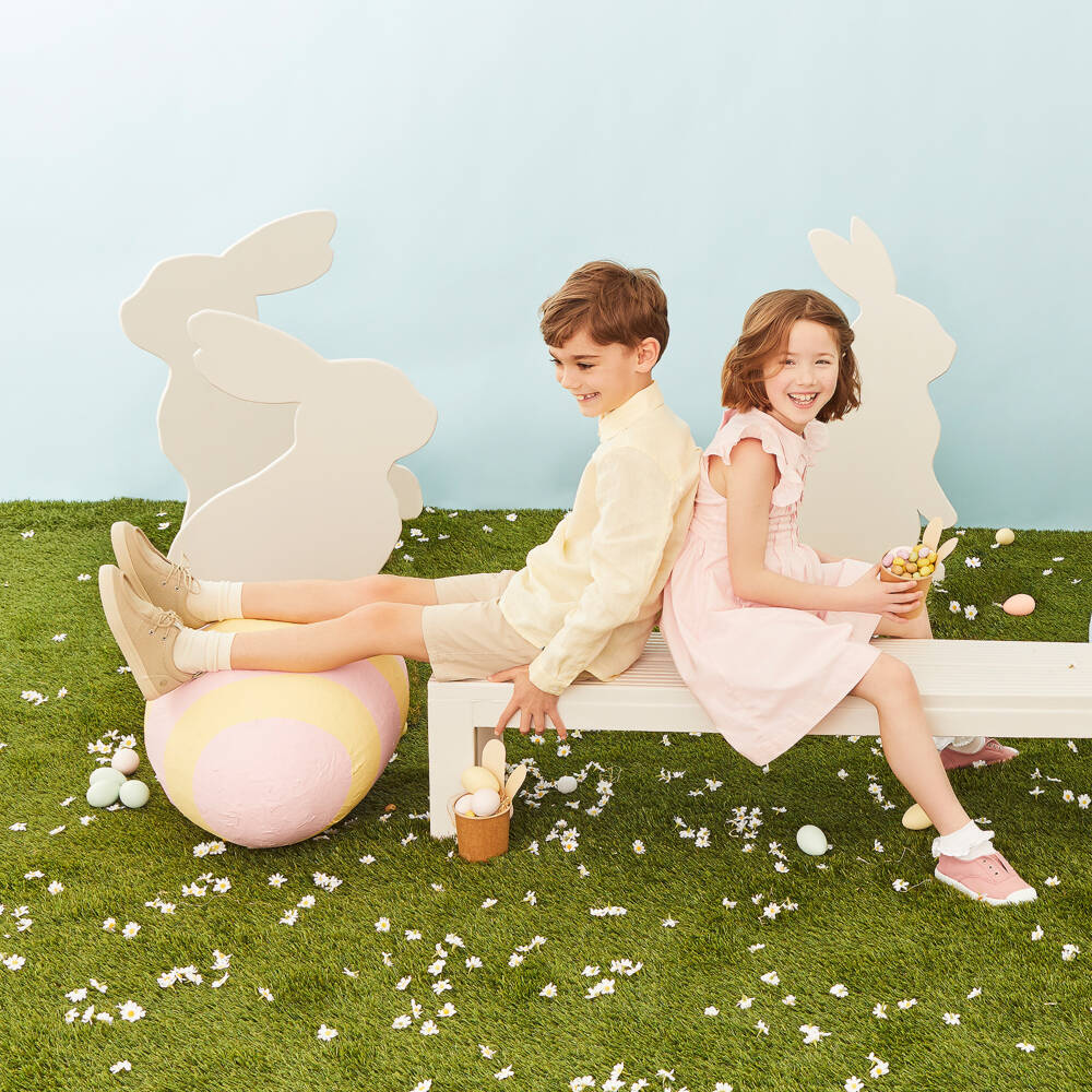 J&Josh-Boys Yellow Pop-Over Linen Shirt | Childrensalon