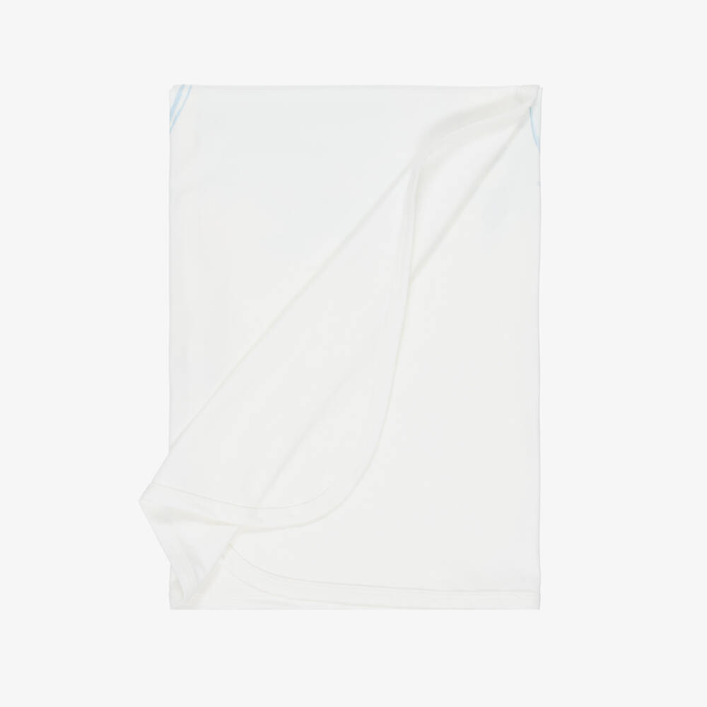 Jamiks-Baby Boys Ivory Rocking Horse Blanket (78cm) | Childrensalon