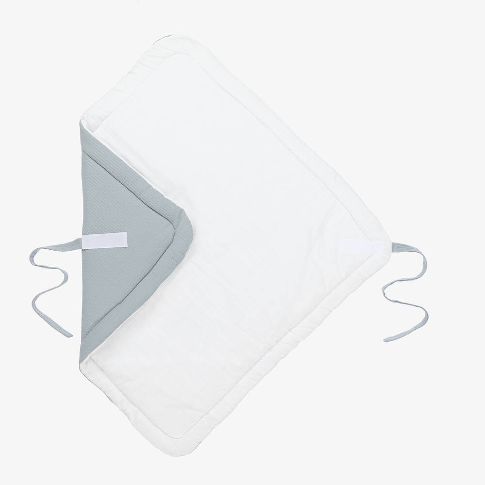 Jamiks-Blue Cotton Baby Nest (65cm) | Childrensalon