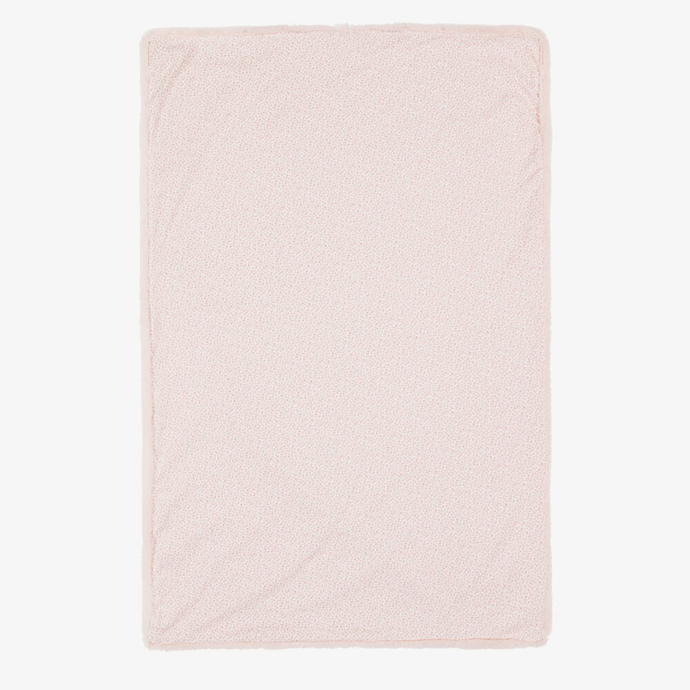 Jamiks-Girls Pale Pink Faux Fur Blanket (100cm) | Childrensalon