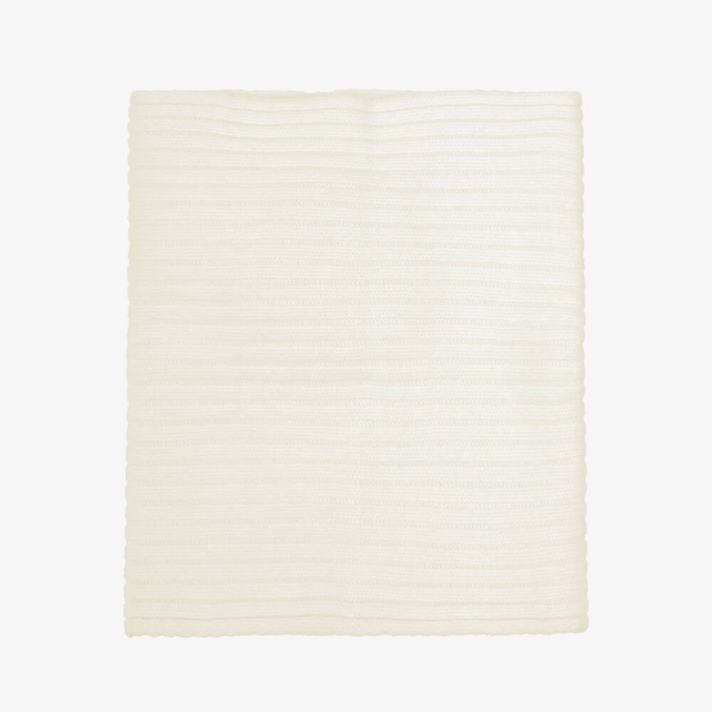 Jamiks-Ivory Snood in a Merino Wool Knit | Childrensalon