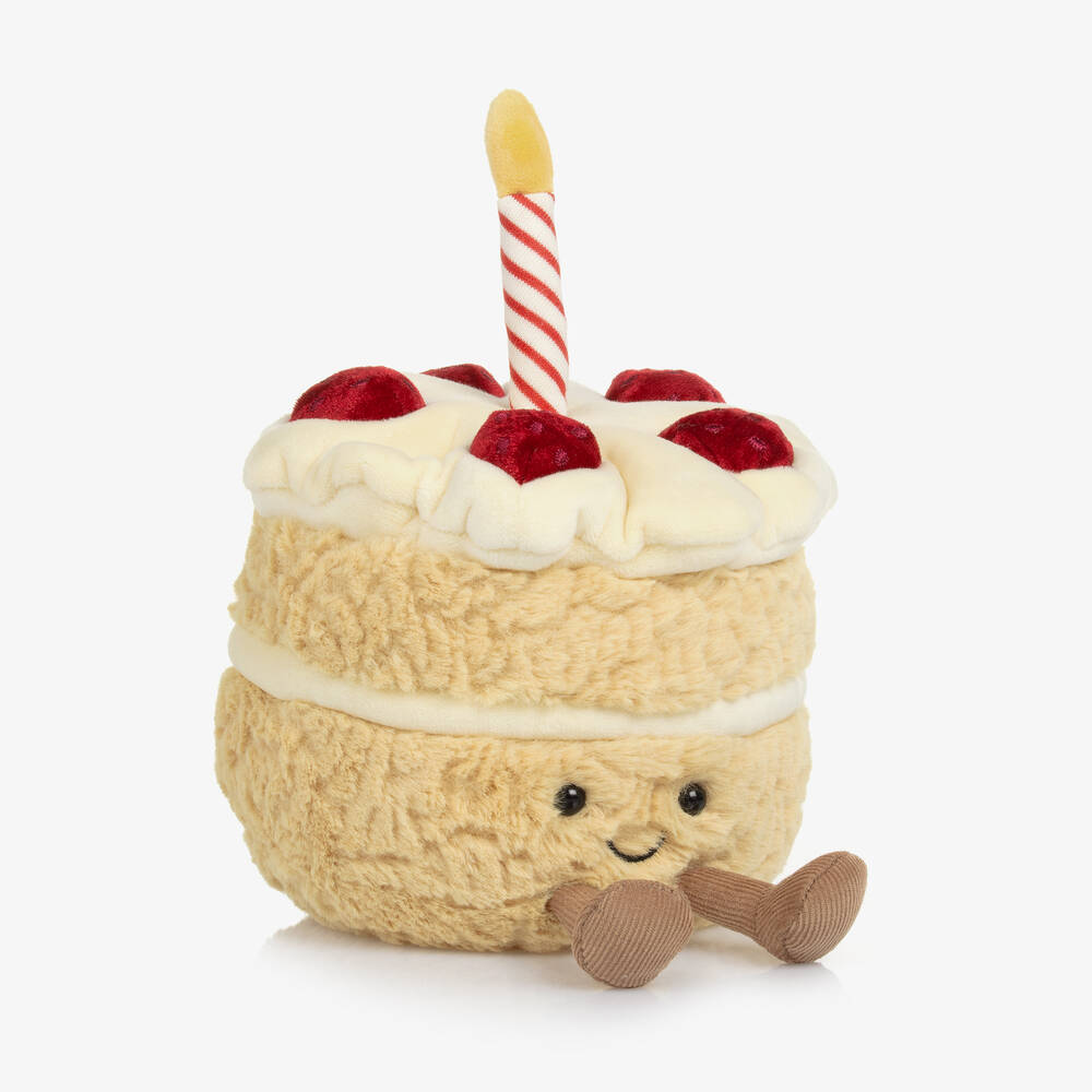 Jellycat-Amuseables Birthday Cake Soft Toy (16cm) | Childrensalon