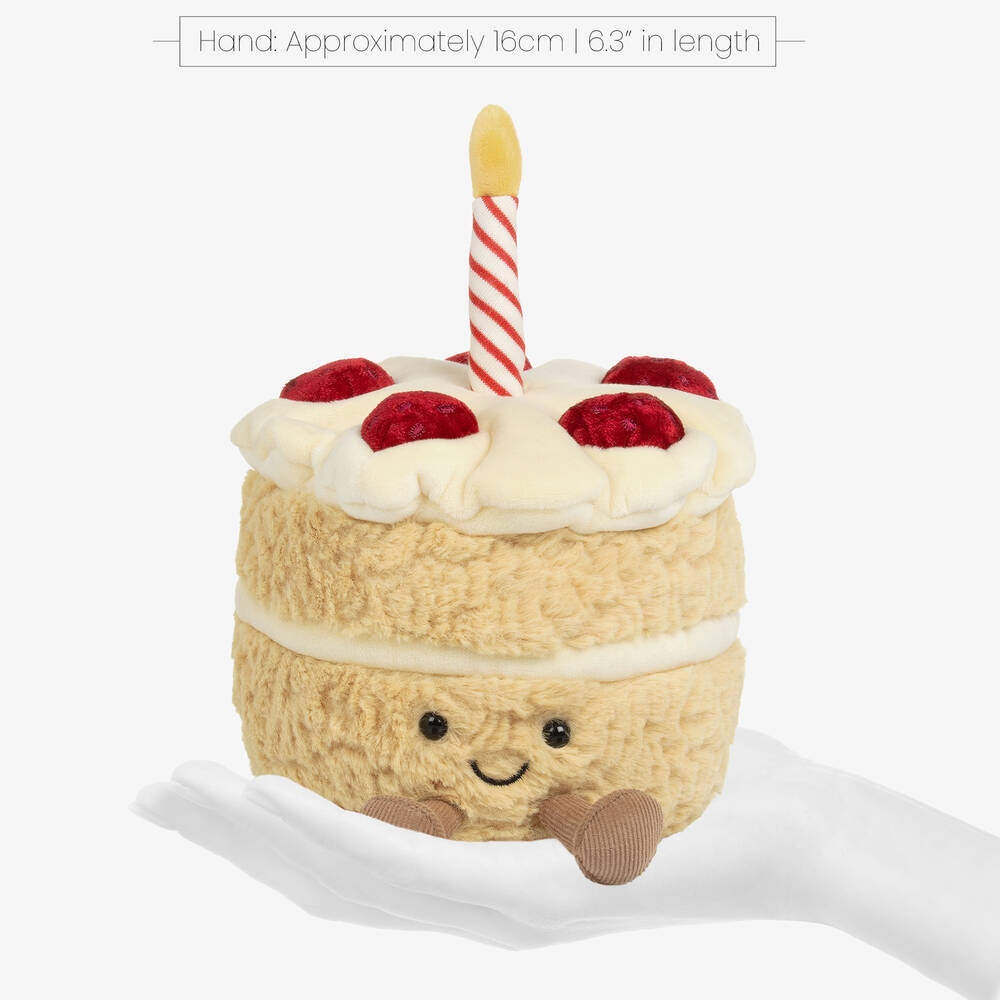 Jellycat-Amuseables Birthday Cake Soft Toy (16cm) | Childrensalon