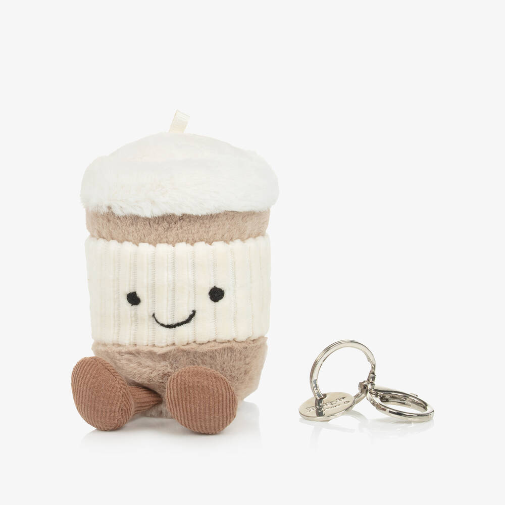 Jellycat-Amuseables Coffee-To-Go Bag Charm (18cm) | Childrensalon