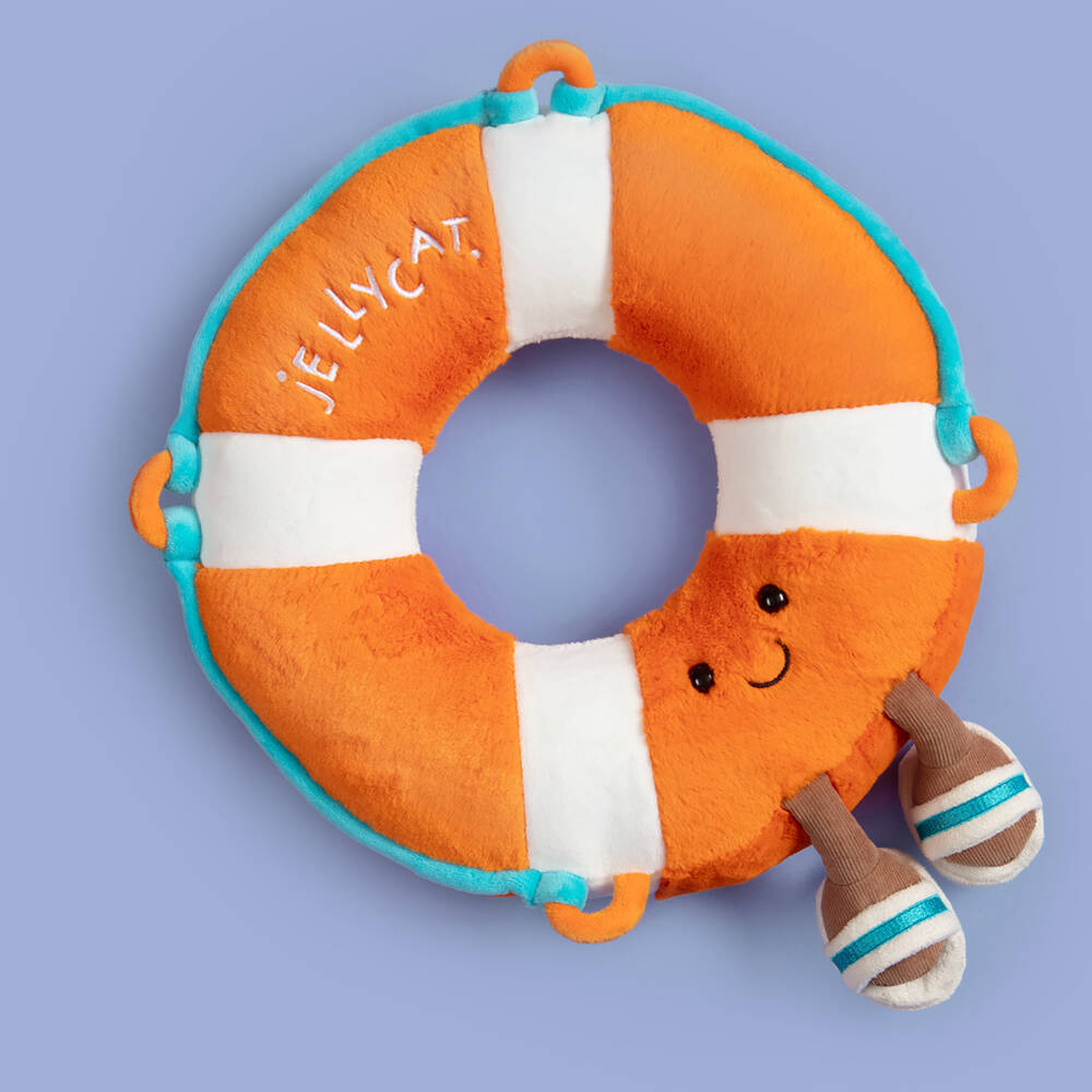 Jellycat-لعبة طرية على شكل طوق نجاة (33 سم) | Childrensalon