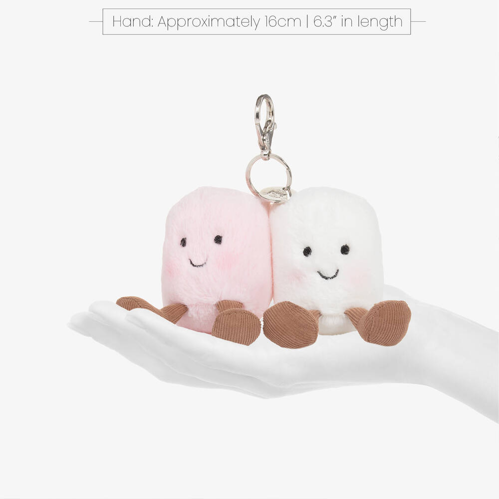 Jellycat-حلية حقيبة على شكل مارشملو (11 سم) | Childrensalon