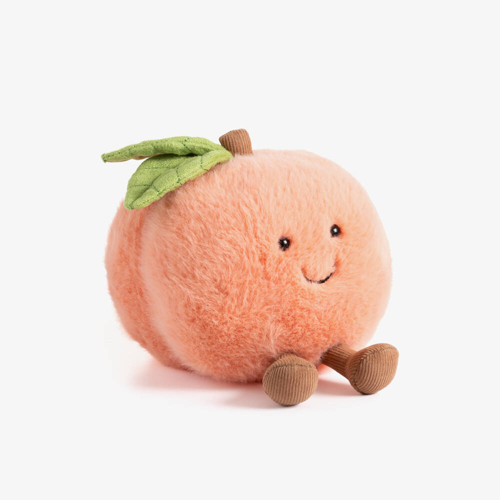 Jellycat-Amuseables Peach Soft Toy (14cm) | Childrensalon