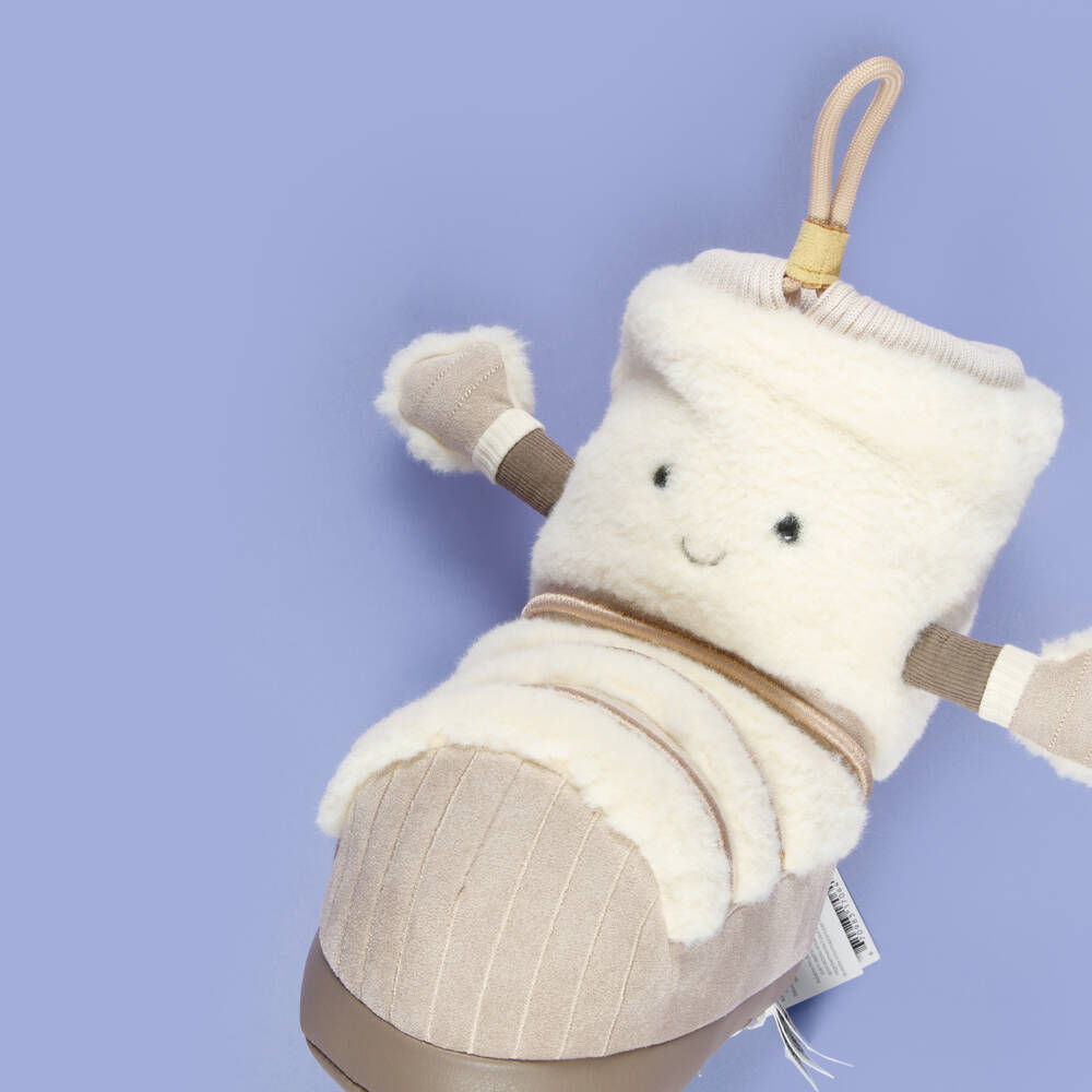 Jellycat-Amuseables Perta Snow Boot Soft Toy (21cm) | Childrensalon