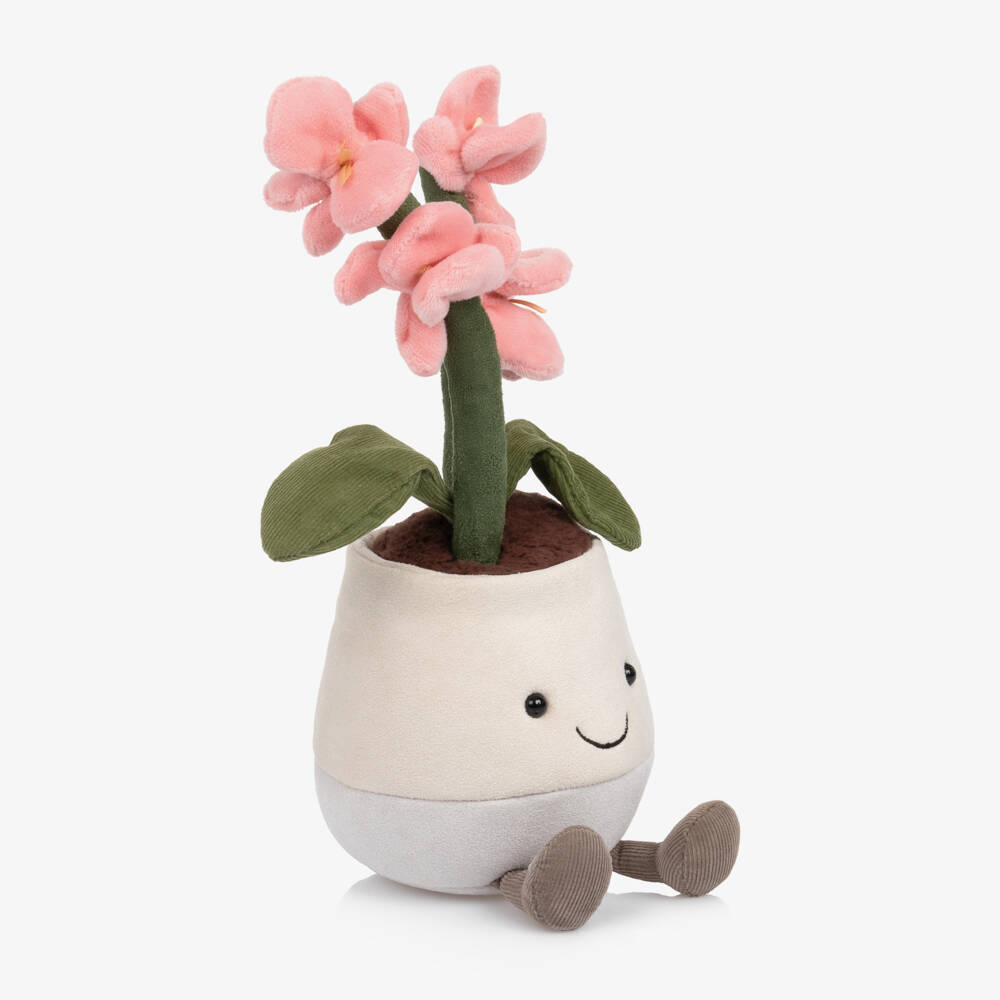 Jellycat-Amuseables Pink Orchid Soft Toy (25cm) | Childrensalon