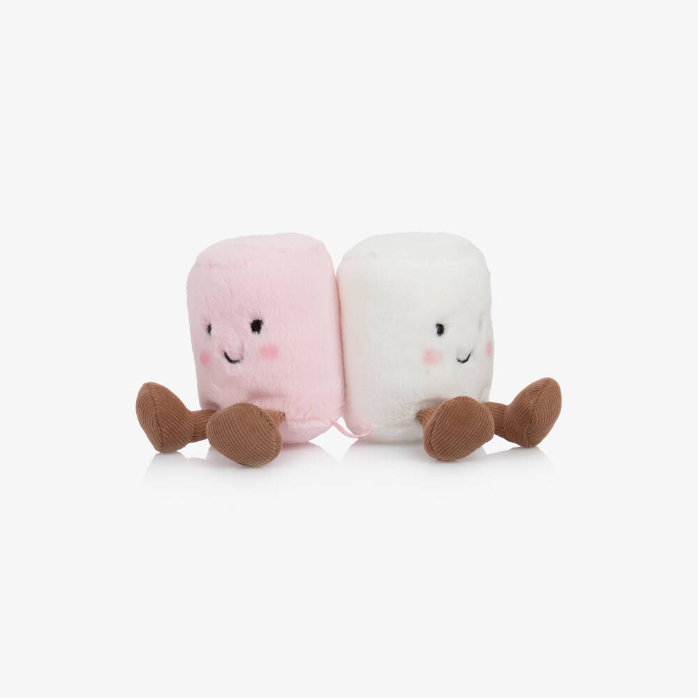 Jellycat-Amuseables Pink & White Marshmallows Soft Toy (15cm) | Childrensalon