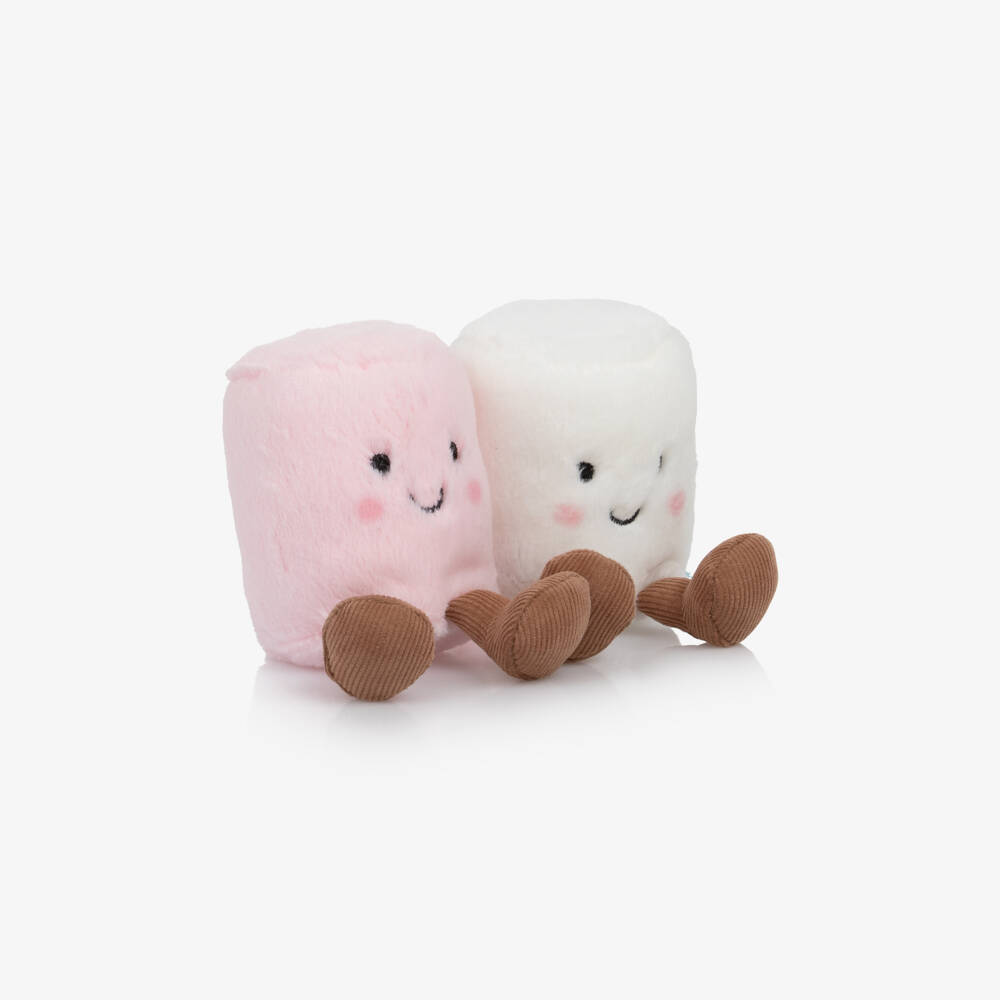Jellycat-Amuseables Pink & White Marshmallows Soft Toy (15cm) | Childrensalon