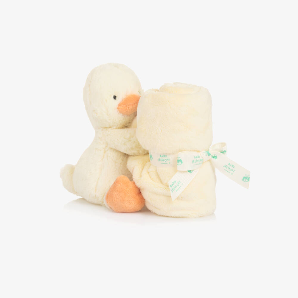 Jellycat-Baby Bashful Duckling Doudou (34cm) | Childrensalon