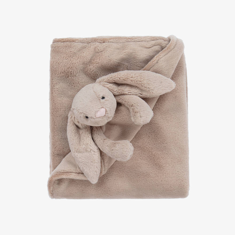 Jellycat-Baby Beige Bashful Bunny Blanket (68cm) | Childrensalon