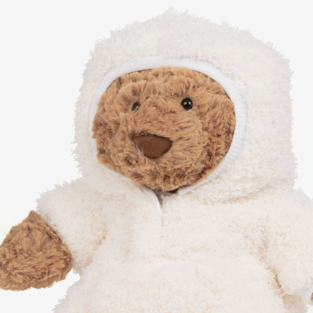 Jellycat-Bartholomew Bear in All-in-one Outfit (26cm) | Childrensalon