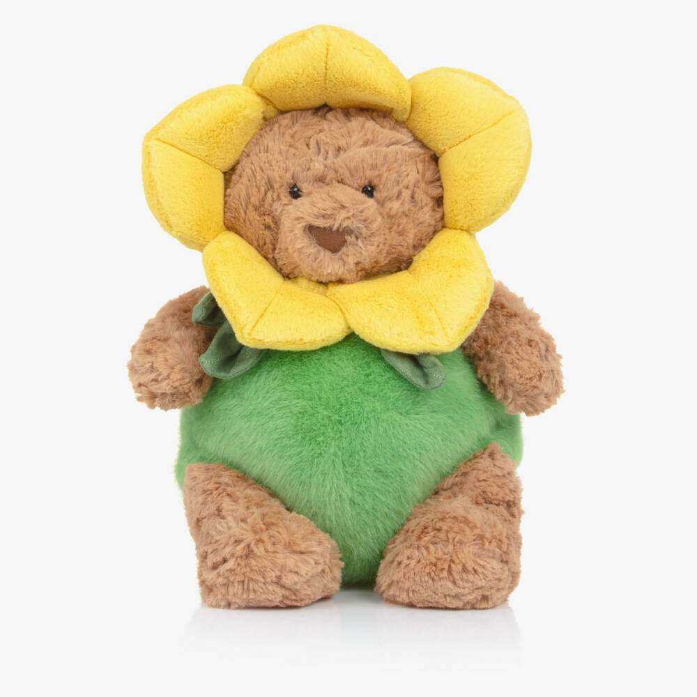 Jellycat-Bartholomew Bear in Daffodil Outfit (30cm) | Childrensalon