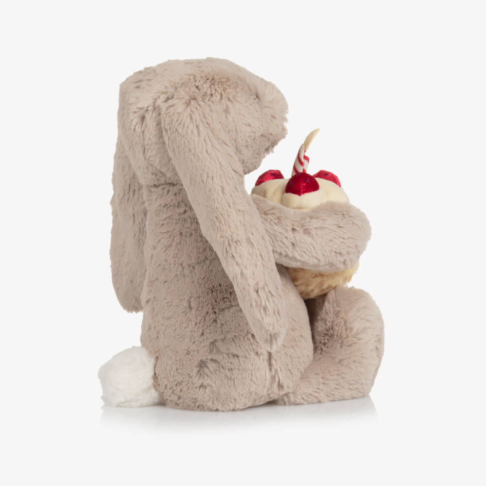 Jellycat-Bashful Beige Birthday Bunny (31cm) | Childrensalon