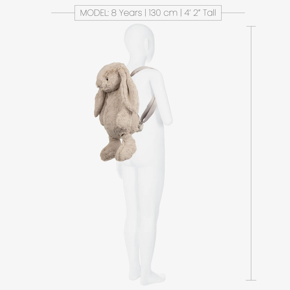 Jellycat-Bashful Bunny Beige Backpack (32cm) | Childrensalon
