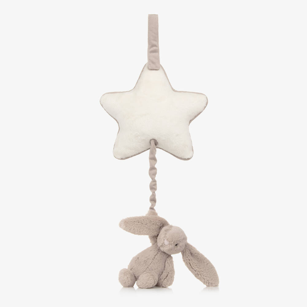 Jellycat-Beige Bashful Bunny Musical Toy (28cm) | Childrensalon