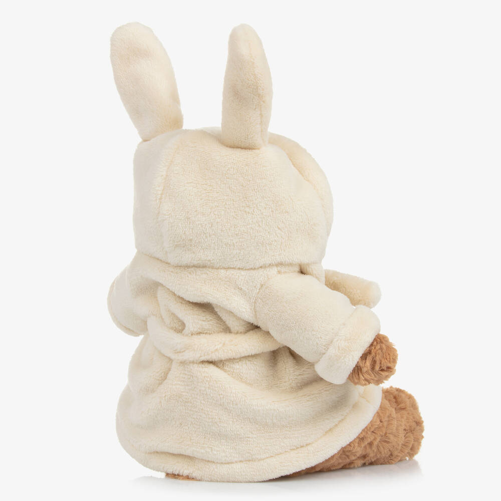 Jellycat-Beige Bathrobe Bartholomew Bear Toy (26cm) | Childrensalon