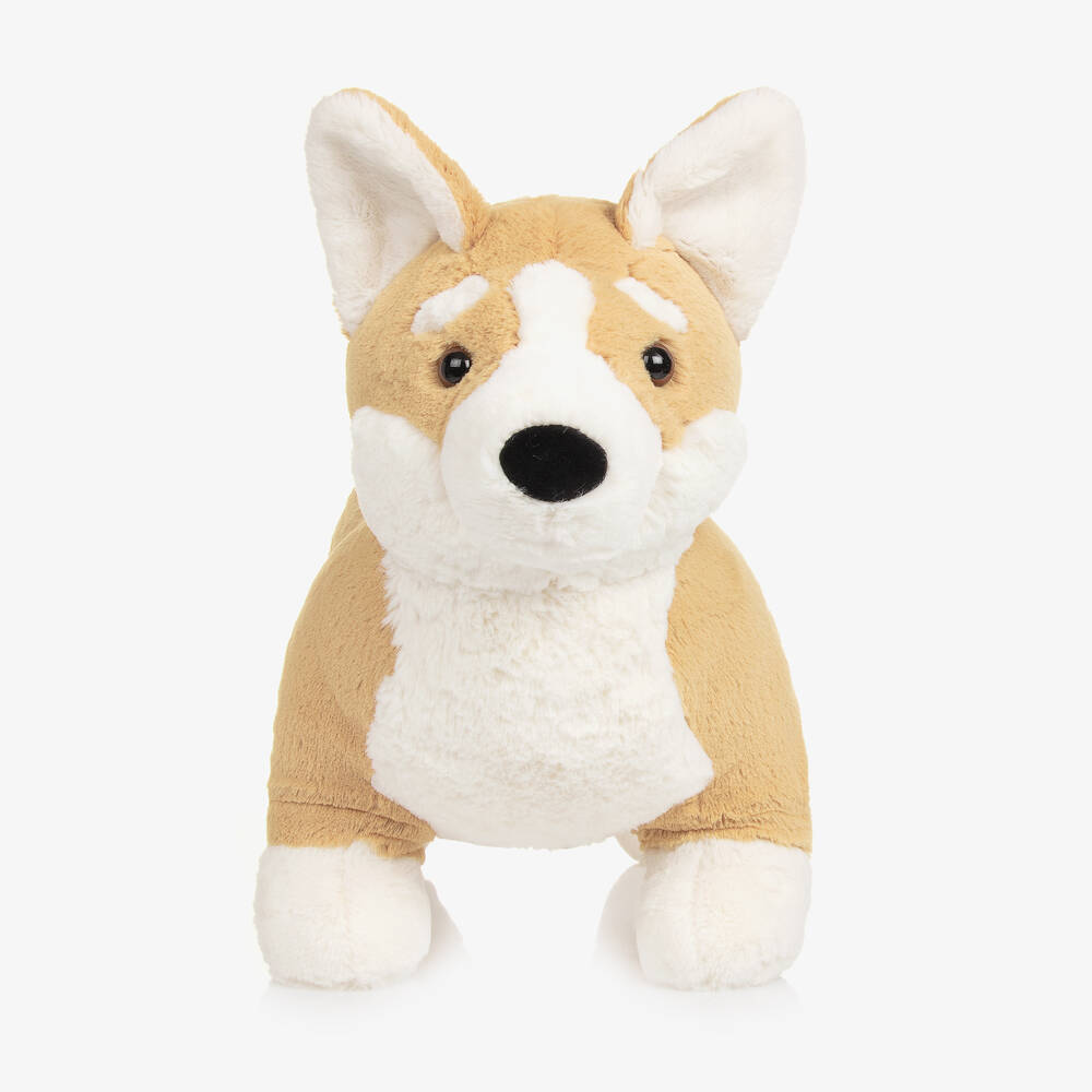 Jellycat-Beige Betty Corgi Soft Toy (34cm) | Childrensalon