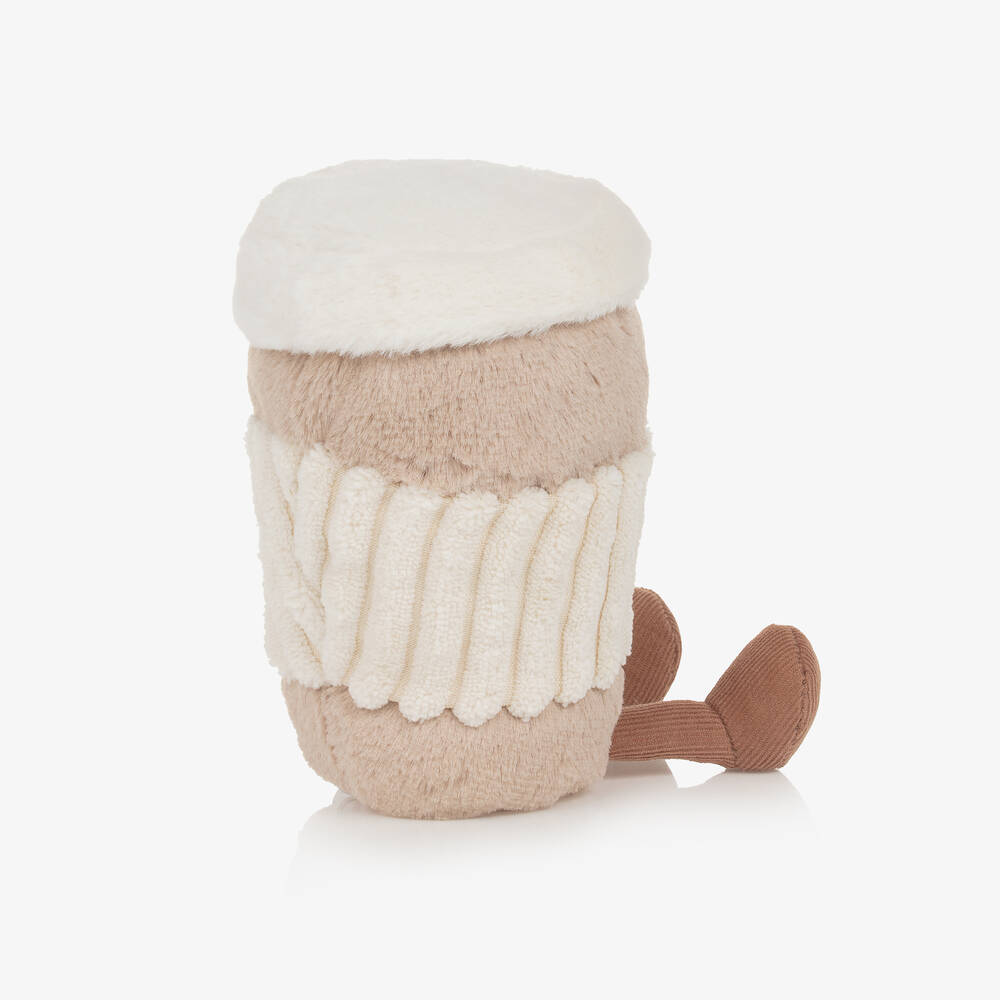 Jellycat-Beige Coffee-To-Go Soft Toy (15cm) | Childrensalon