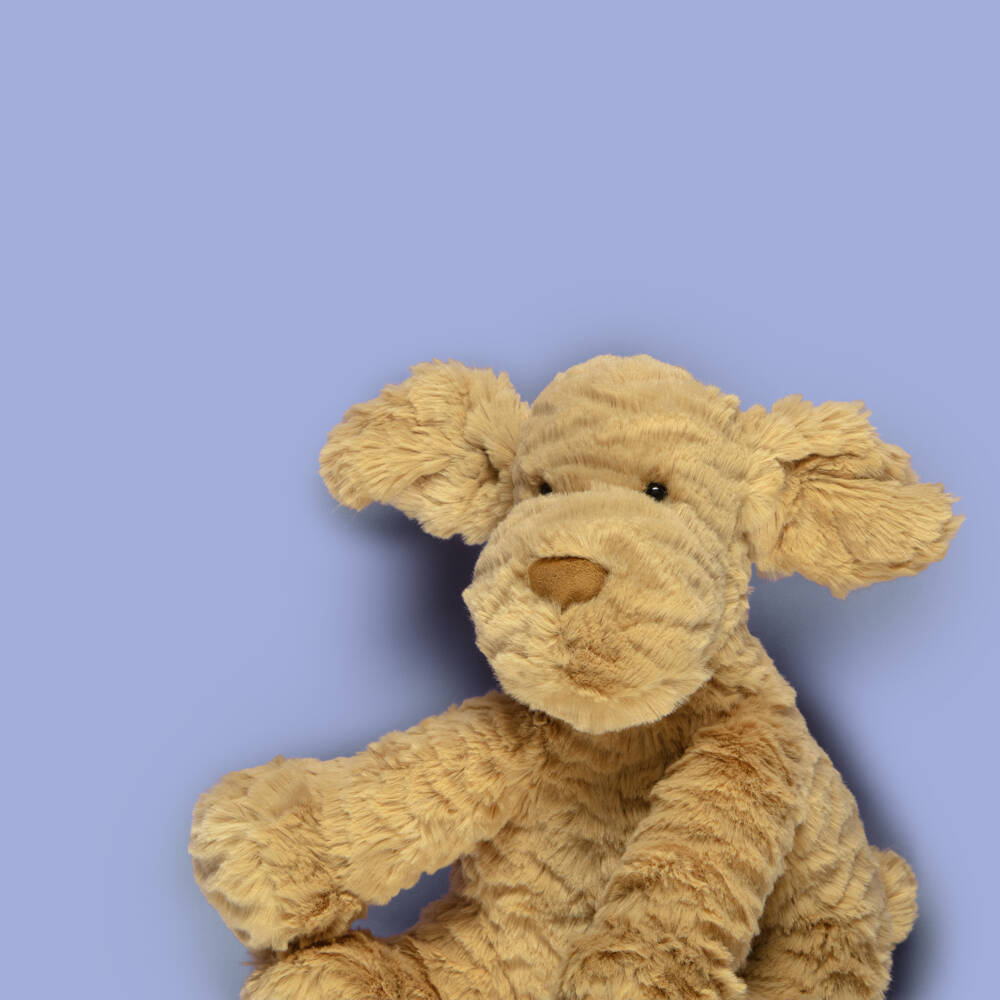 Jellycat-Beige Fuddlewuddle Puppy Soft Toy (23cm) | Childrensalon