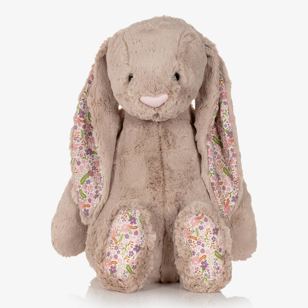 Jellycat-Blossom Beige Petal Bunny Large Soft Toy (51cm) | Childrensalon
