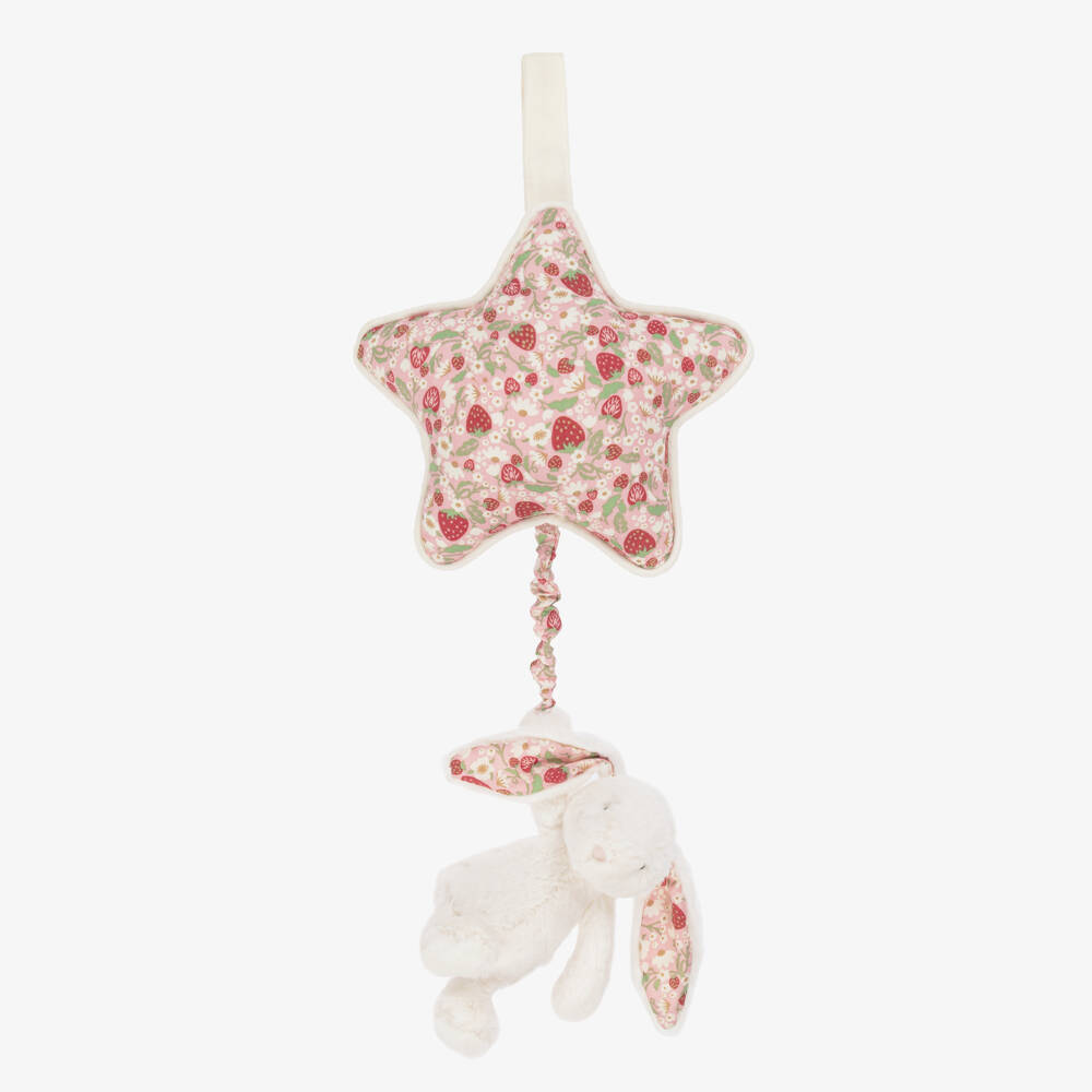 Jellycat-Blossom Cream Bunny Musical Toy (30cm) | Childrensalon
