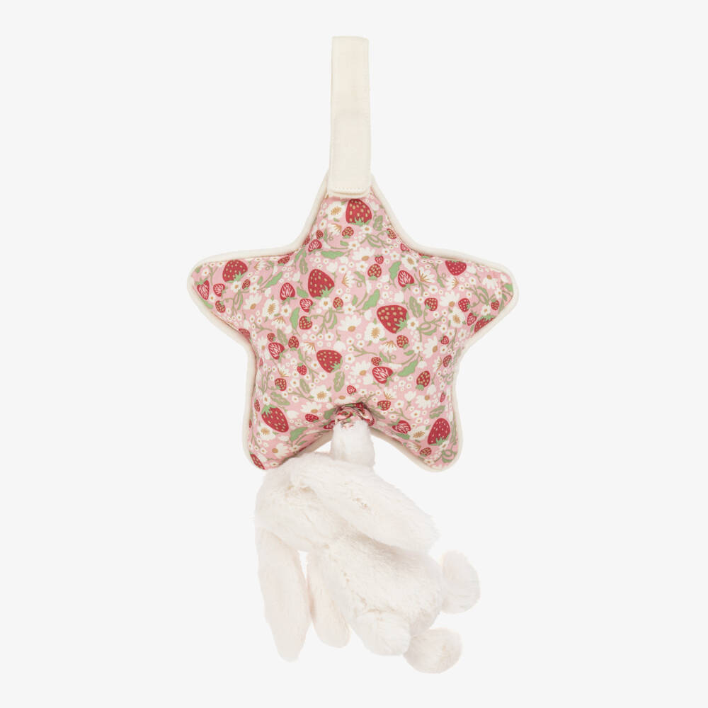 Jellycat-Blossom Cream Bunny Musical Toy (30cm) | Childrensalon