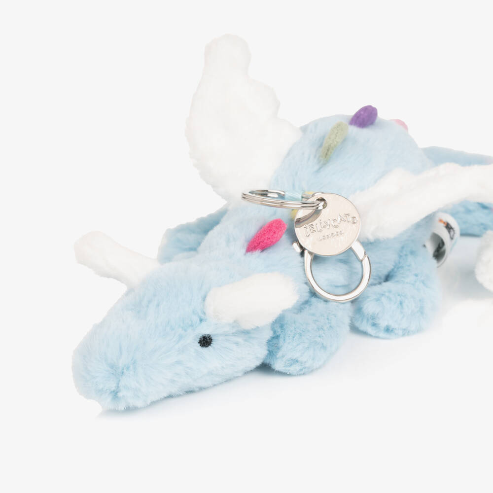 Jellycat-Blue Dragon Bag Charm (24cm) | Childrensalon