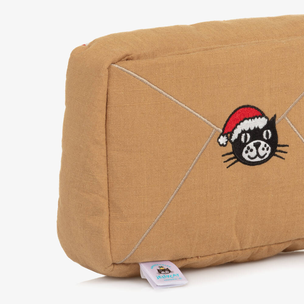 Jellycat-لعبة طرية على شكل رسالة إلى سانتا لون بني (18 سم) | Childrensalon