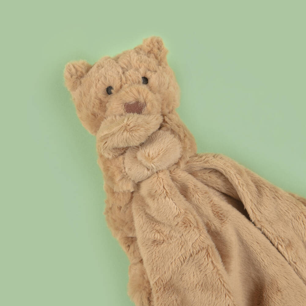 Jellycat-Brown Bartholomew Bear Soother (34cm) | Childrensalon