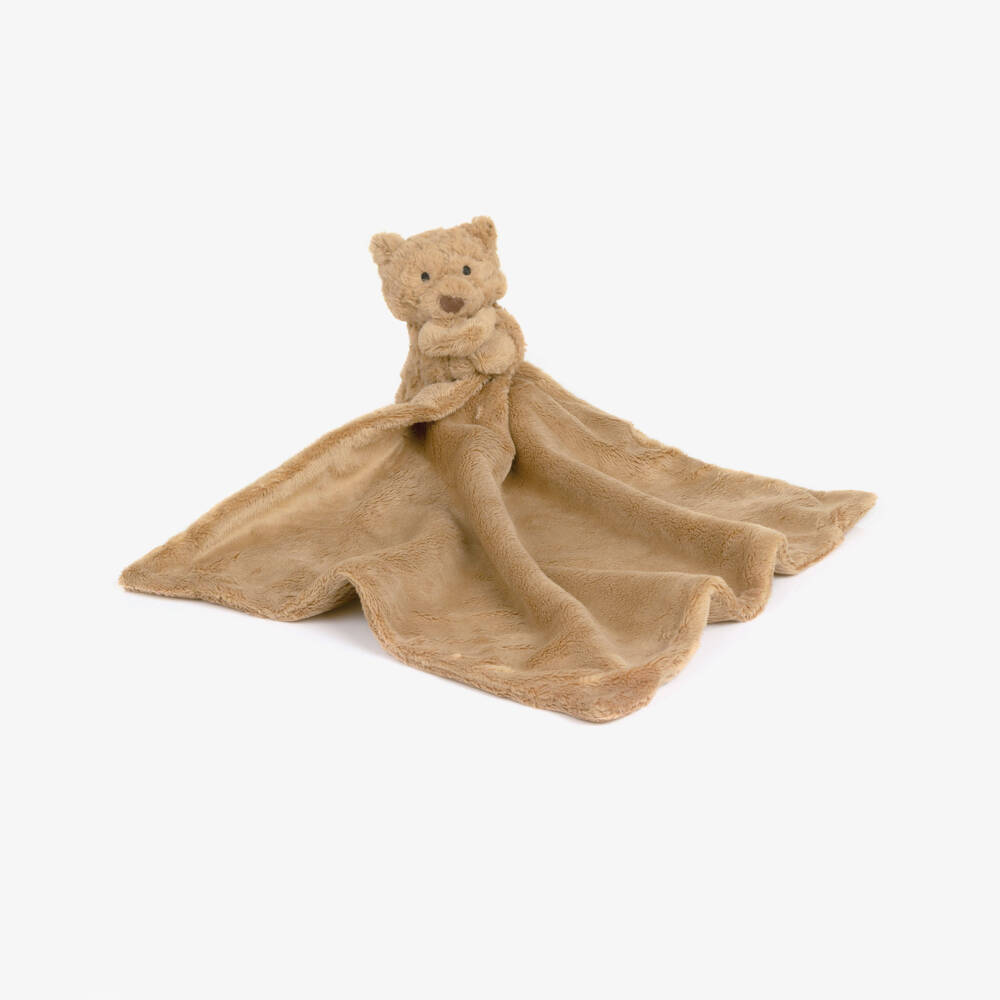 Jellycat-Brown Bartholomew Bear Soother (34cm) | Childrensalon