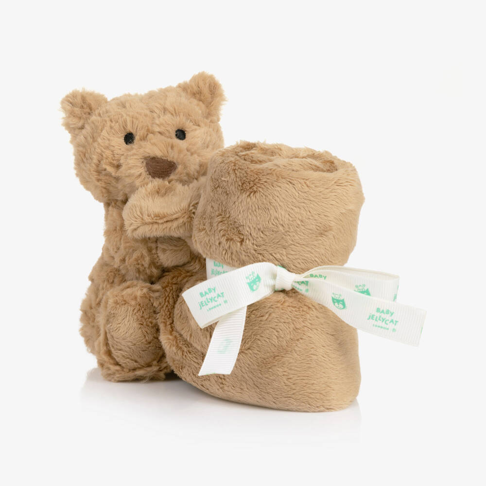 Jellycat-Brown Bartholomew Bear Soother (34cm) | Childrensalon