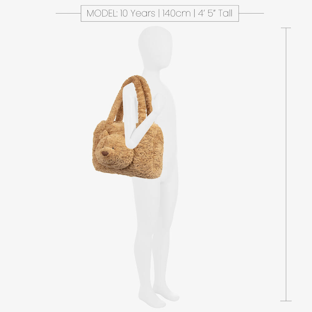 Jellycat-حقيبة توت شكل دب لون بني (36 سم) | Childrensalon