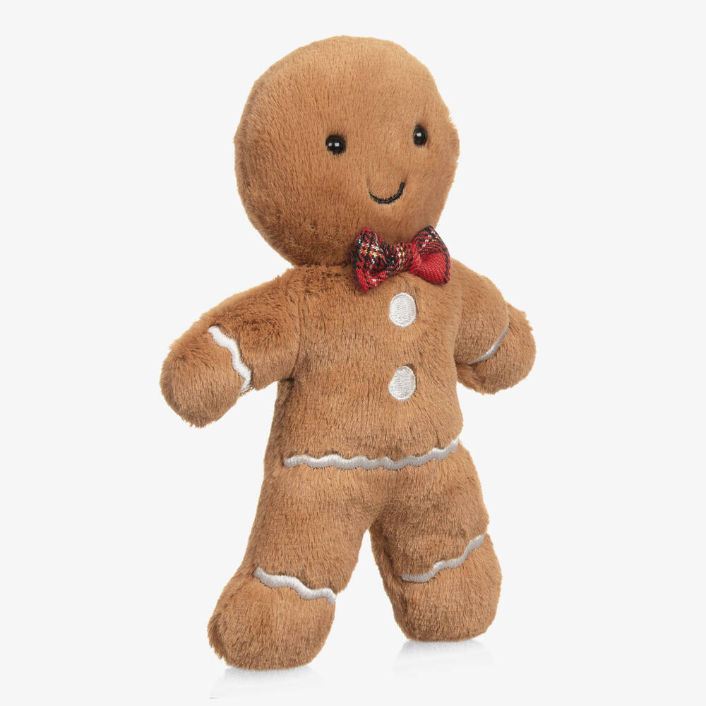Jellycat-Brown Gingerbread Fred Soft Toy (19cm) | Childrensalon
