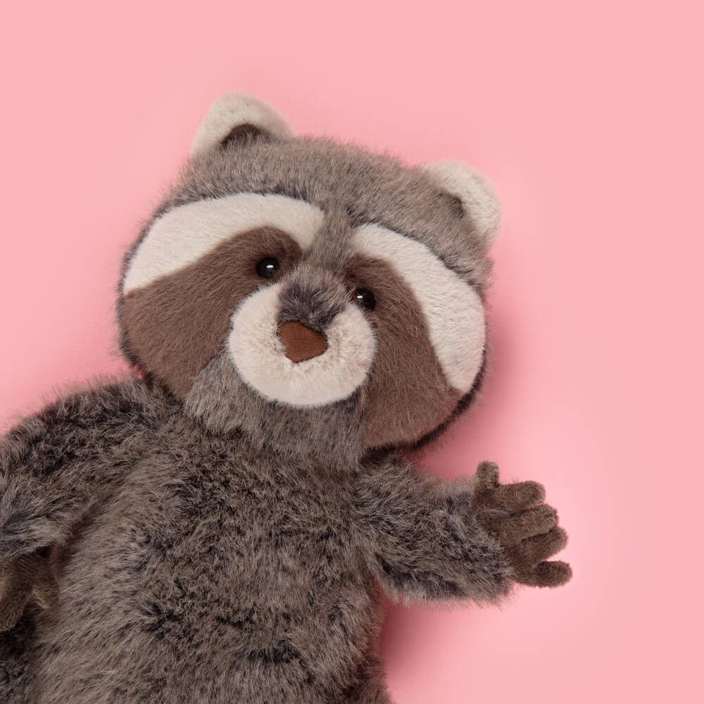 Jellycat-Brown Trixiwoo Raccoon Soft Toy (24cm) | Childrensalon