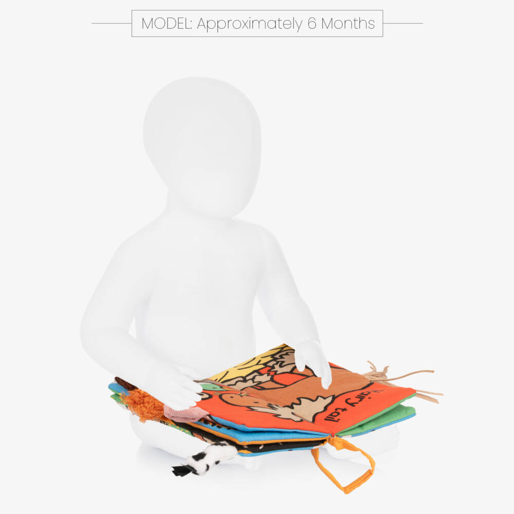 Jellycat-كتاب قماش بتصميم Farm Tails (22 سم) | Childrensalon