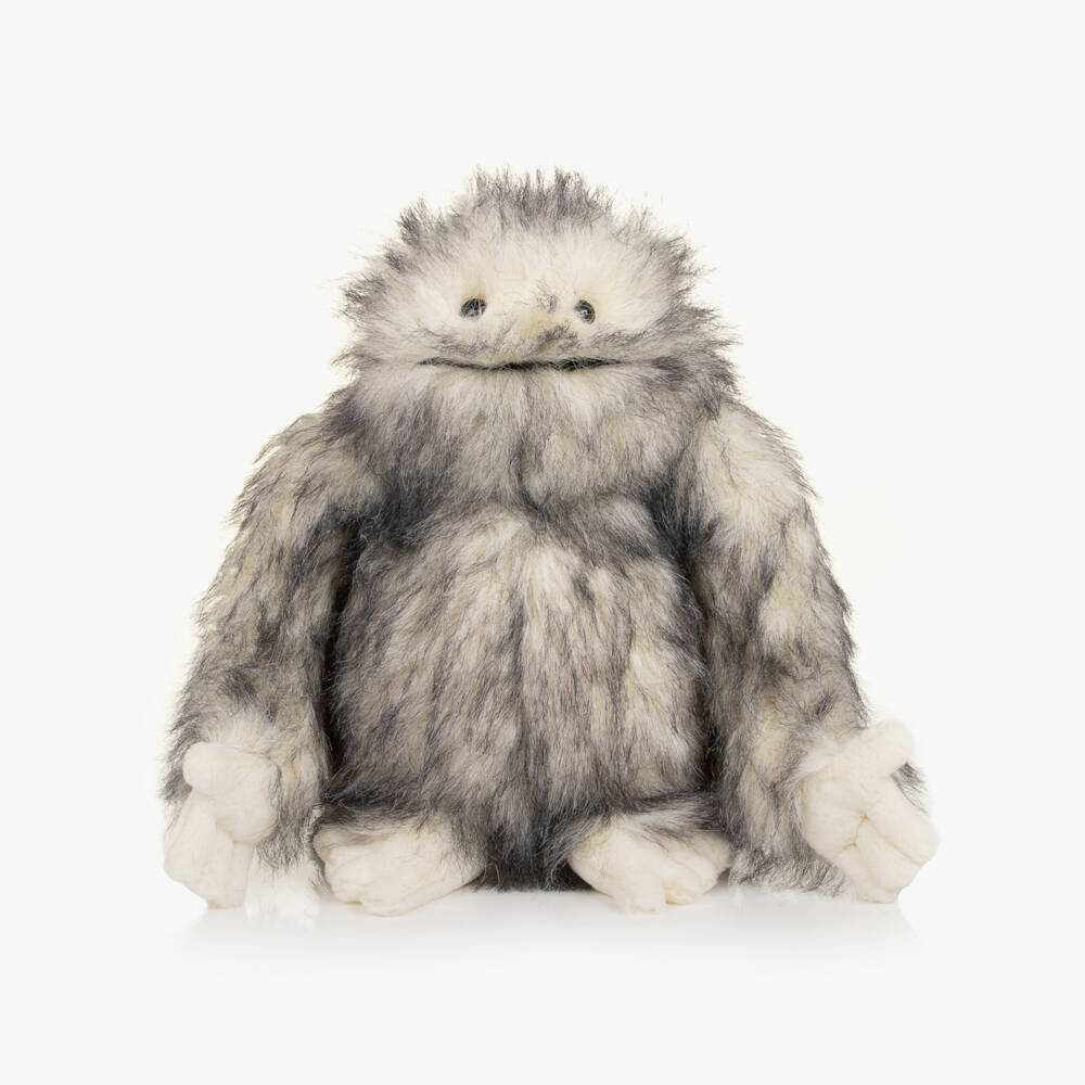 Jellycat-Fluffy Grey Bretti Yeti Soft Toy (29cm) | Childrensalon