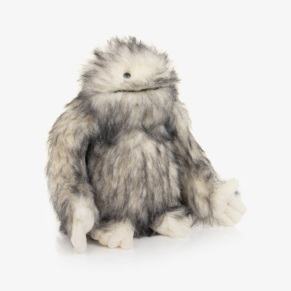 Jellycat-Fluffy Grey Bretti Yeti Soft Toy (29cm) | Childrensalon
